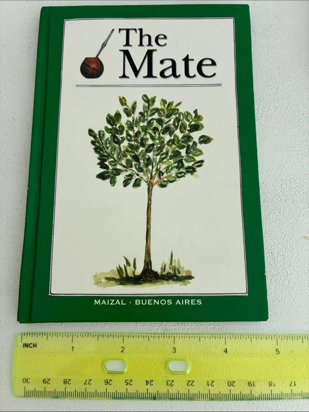 The Mate Small Hardcover Book — Green & Cream Cover